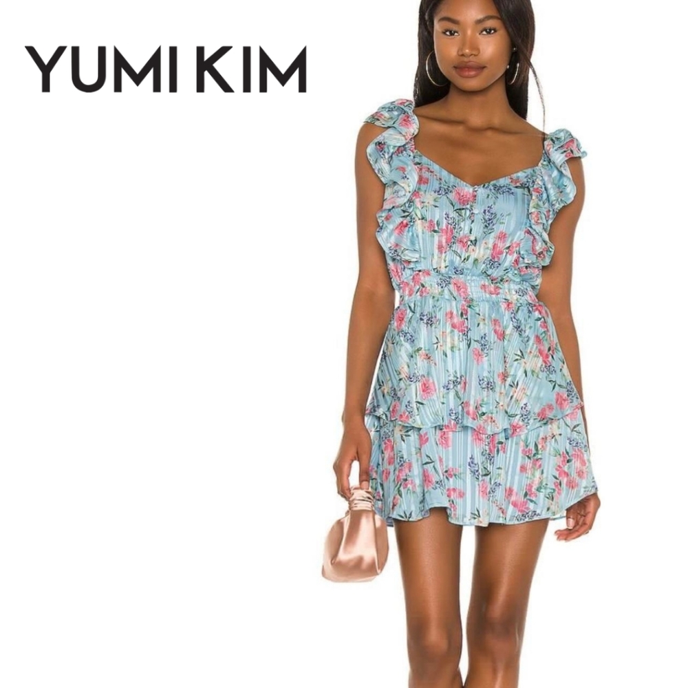 NEW! Yumi Kim Women's Eden Dress, Mulberry Angel Blue, Size Small